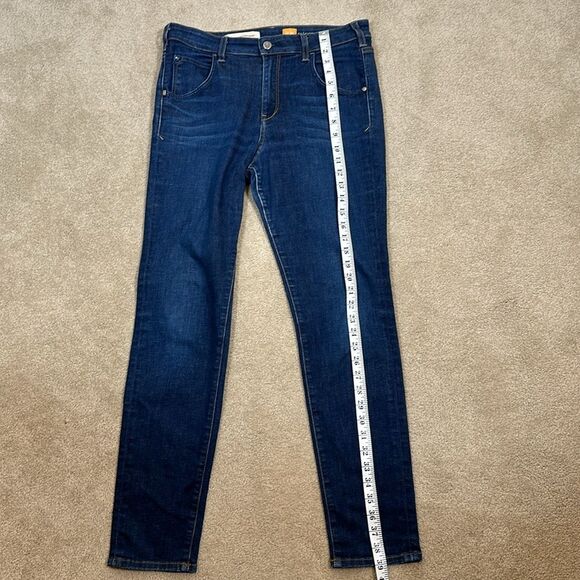 Pilcro Superscript High Rise Blue Denim Jeans Women Size 31 - Picture 5 of 9